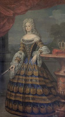 Mariana of Neuburg, Queen Consort of Spain, 1700. Creator: Jacques Courtilleau