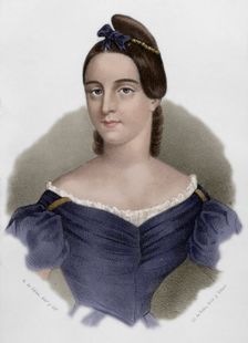 Mariana Pineda, (1804-31), Spanish heroine, liberal symbol of the struggle against..., 1869. Creator: A de Salas