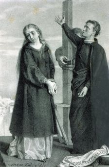 Mariana Pineda moments before her execution on May 26, 1831 in Granada