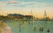 Marianao Bathing Beach, Havana, Cuba, c1910