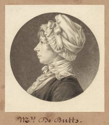 Marianne Welby DeButts, 1805. Creator: Charles Balthazar Julien Févret de Saint-Mémin