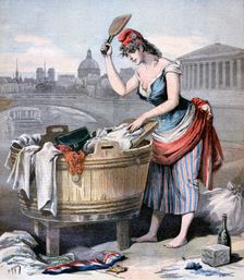 Marianne, the Queen of the Washerwomen 1893. Artist: Henri Meyer
