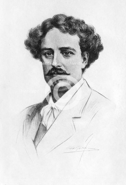 Mariano Fortuny, Spanish painter, (1912). Artist: Unknown