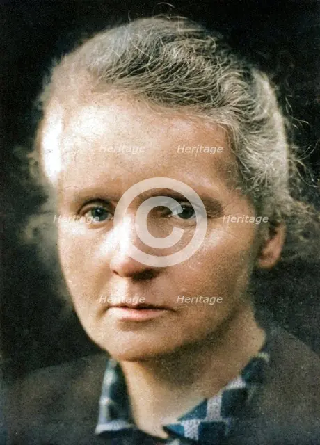 Marie Curie (1867-1934), Polish-born French physicist, 1926. Creator: Unknown.