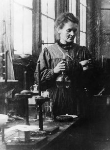 Marie Curie (1867-1934), Polish/French physicist and chemist, early 20th century. Creator: Unknown