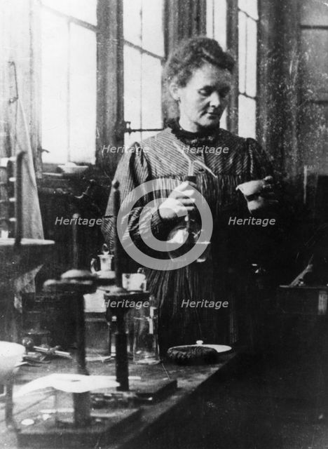 Marie Curie (1867-1934), Polish/French physicist and chemist, early 20th century. Creator: Unknown.