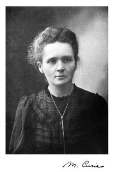 Marie Curie, Polish-born French physicist, 1917