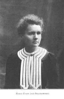 Marie Curie, Polish-born French physicist, 1910