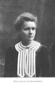 Marie Curie, Polish-born French physicist, 1910. Creator: Unknown