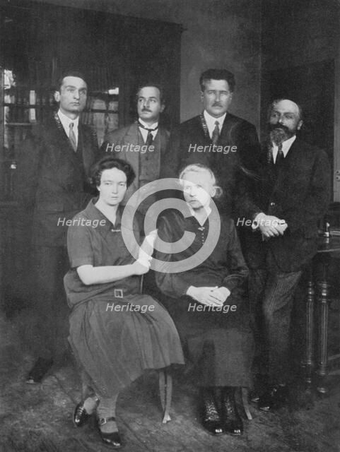 Marie Curie, Polish-born French physicist. Artist: Unknown