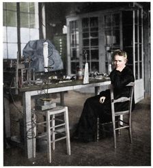 Marie Curie, Polish-born French physicist, c1920. Artist: Anon