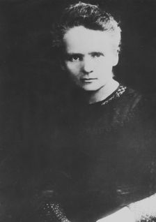 Marie Curie, Polish-born French physicist. Creator: Unknown