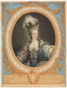 Marie Antoinette, 1777. Creator: Jean Francois Janinet