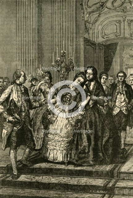 'Marie Antoinette Taking Leave of the Mother, (1770)', 1890.   Creator: Unknown.