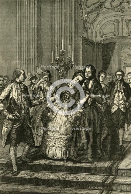 'Marie Antoinette Taking Leave of the Mother, (1770)', 1890.   Creator: Unknown.