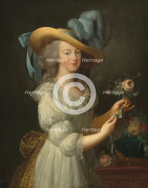 Marie-Antoinette, after 1783. Creator: Elisabeth Louise Vigee-LeBrun.