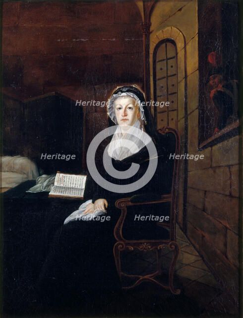 Marie Antoinette at the Conciergerie, c. 1815. Creator: Anonymous.