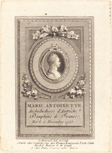 Marie-Antoinette. Creator: Jean-Baptiste-Raphael-Urbain Massard