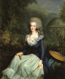 Marié-Antoinette devant le temple de l'Amour. Creator: Gautier Dagoty, Jean-Baptiste André (1740-1786)