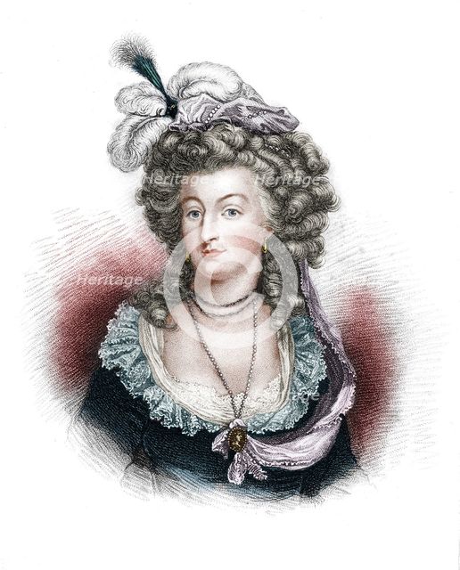 Marie Antoinette, Queen Consort of Louis XVI of France, (1843). Artist: Unknown.