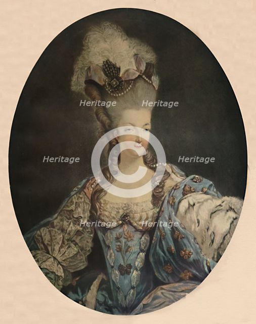 'Marie Antoinette, Queen of France', 1777, (1913). Artist: Jean Francois Janinet.