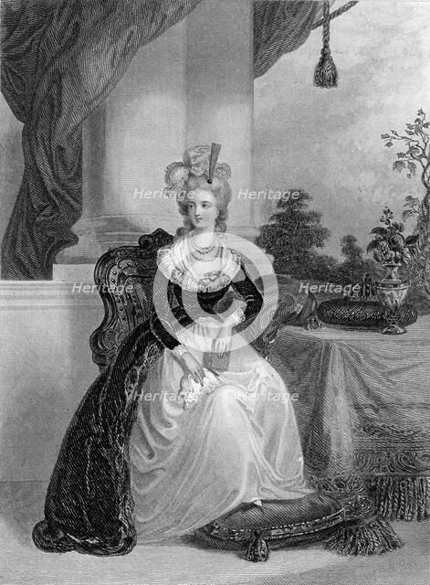 Marie Antoinette, Queen of France and Navarre, c1840-1860.Artist: WH Mote