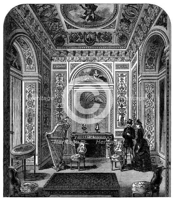 Marie Antoinette's Boudoir, South Kensington Museum, 1871. Creator: Unknown.
