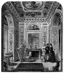 Marie Antoinette's Boudoir, South Kensington Museum, 1871. Creator: Unknown