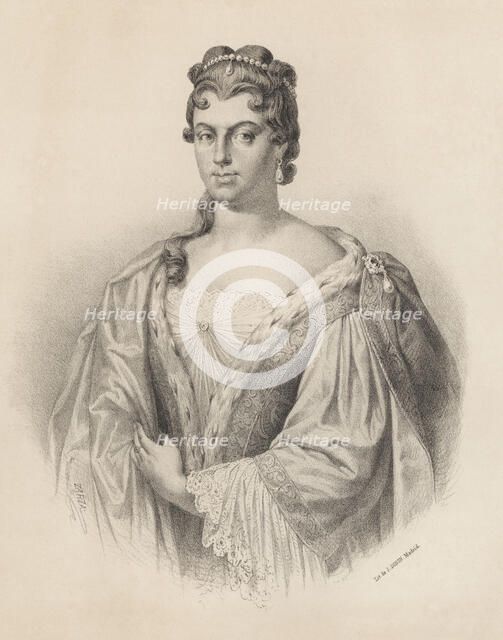 Marie-Anne de La Trémoille (1642-1722), Princess of Ursins, French politician, courtesan of Maria…