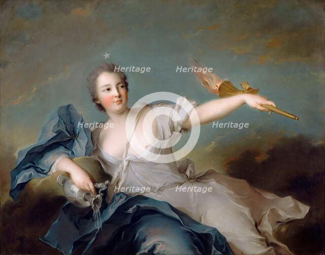 Marie-Anne de Nesle, marquise de La Tournelle, duchesse de Châteauroux (1717-1744). Artist: Nattier, Jean-Marc (1685-1766)