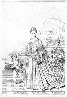 Marie Adelaide of Savoy, Duchess of Bourgogne, c17th century