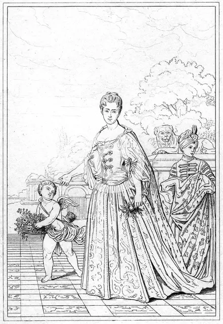 Marie Adelaide of Savoy, Duchess of Bourgogne, c17th century. Artist: Unknown