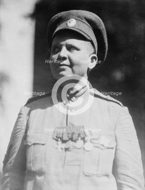 Marie Bochkareva, May 1918. Creator: Bain News Service.