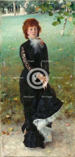 Marie Buloz Pailleron (Madame Édouard Pailleron), 1879. Creator: John Singer Sargent.