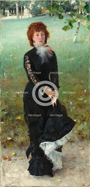 Marie Buloz Pailleron (Madame Édouard Pailleron), 1879. Creator: John Singer Sargent.