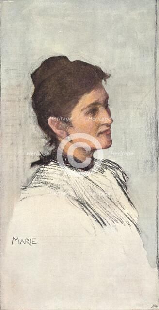 'Marie', c19th century. Artists: Elizabeth Adela Forbes, Ralph Nevill.