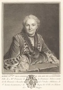 Marie Gallelise de la Fontaine. Creator: Louis Michel Petit