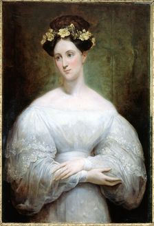 Marie d'Orléans, duchess of Württemberg (1813-1839), 1831. Creator: Scheffer, Ary (1795-1858)
