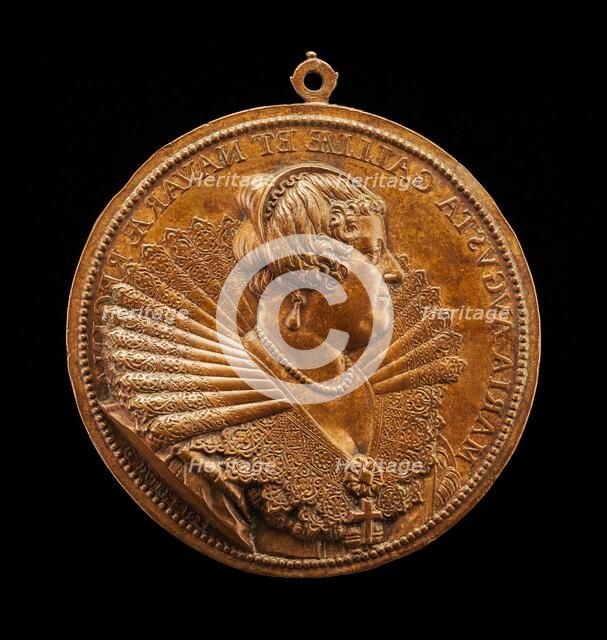 Marie de' Medici, 1573-1642, Wife of King Henri IV of France 1600, 1624. Creator: Abraham Dupre.