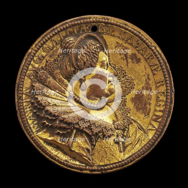 Marie de' Medici, 1573-1642, Queen Regent of France 1610-1617 [obverse], 1615. Creator: Abraham Dupre.