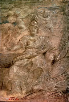 Marie de Medici as Pallas Athena 1622. Artist: Peter Paul Rubens
