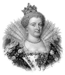 Marie de Medici, Queen Consort of Henry IV of France.Artist: Geoffroy