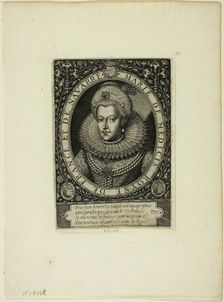 Marie de Médicis, Queen of France, Second Wife of Henry IV, n.d. Creator: Thomas de Leu