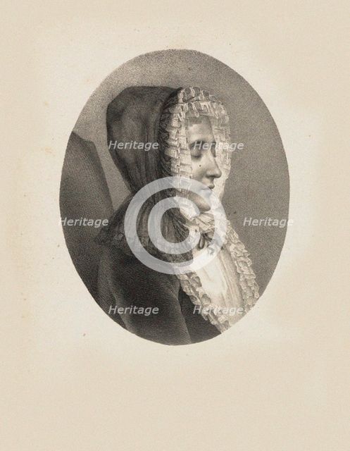 Marie de Vichy-Chamrond, Marquise du Deffand (1697-1780) , c. 1750.