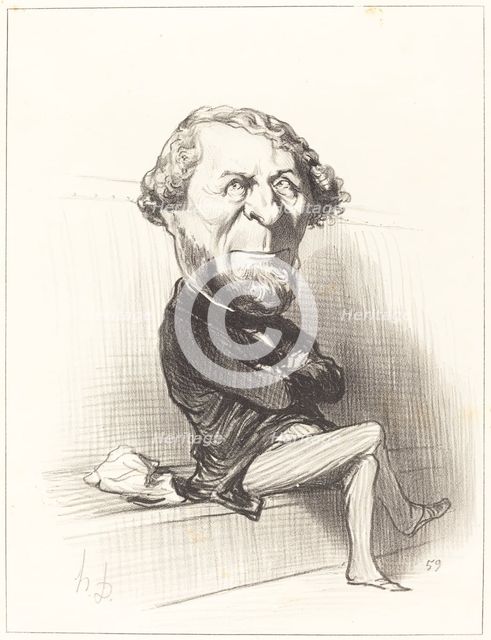 Marie Denis Larabit, 1849. Creator: Honore Daumier.