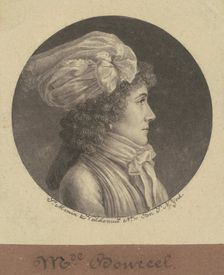 Marie Francoise Bancel, 1796. Creator: Charles Balthazar Julien Févret de Saint-Mémin