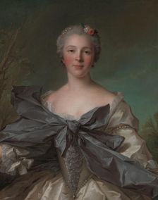 Marie Françoise de La Cropte de St. Abre, Marquise d'Argence (born 1714), 1744. Creator: Jean-Marc Nattier