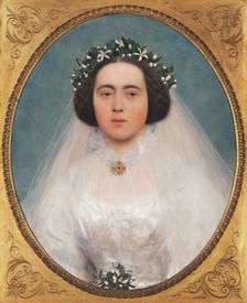 Marie Kerner von Marilaun as bride, 1891-1892. Creator: Klimt, Gustav (1862-1918)