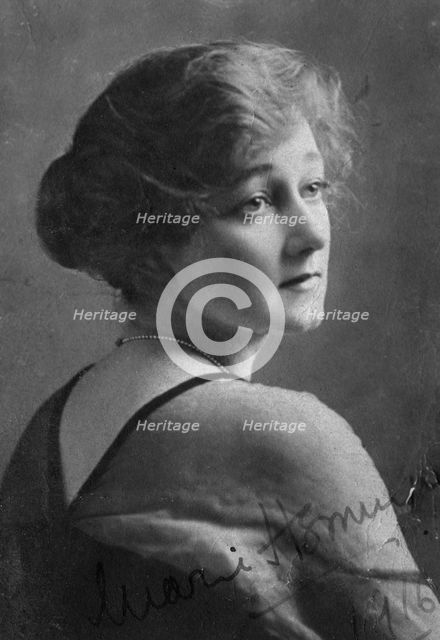 Marie Hemingway (1883-1939), English actress, 1916.Artist: Elliott & Fry