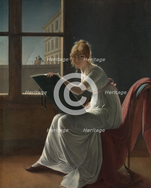 Marie Joséphine Charlotte du Val d'Ognes (1786-1868), 1801. Creator: Marie-Denise Villers.